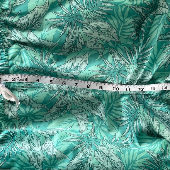 Saddlebred Green Swim Trunks Quick-Drying Elastic Waist - Picture 4 of 9